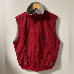 Vintage Patagonia fleece lined vest unisex size medium